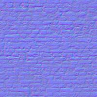 seamless wall bricks normal map 0007